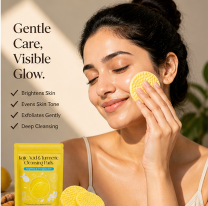 Kojic Acid Glow Cleansing Pads | Dark Spot Remover & Brightening Formula