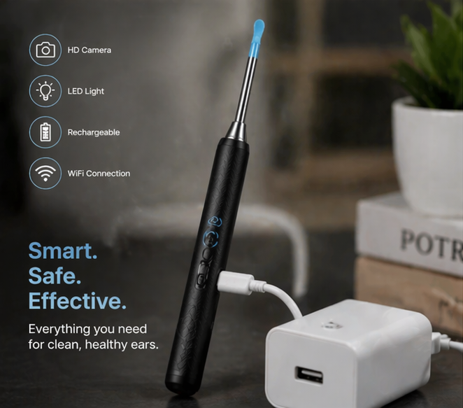 SmartVision EarScope - HD Visual Ear Wax Cleaning Kit