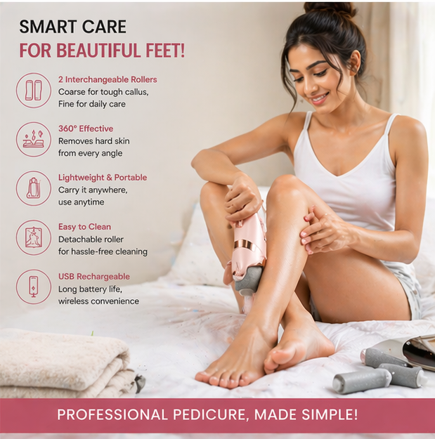 Instant Smooth Feet Pro Pedicure Device